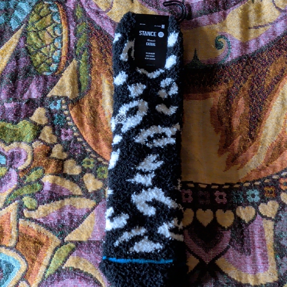 Stance Black and White Patterned Men's Socks